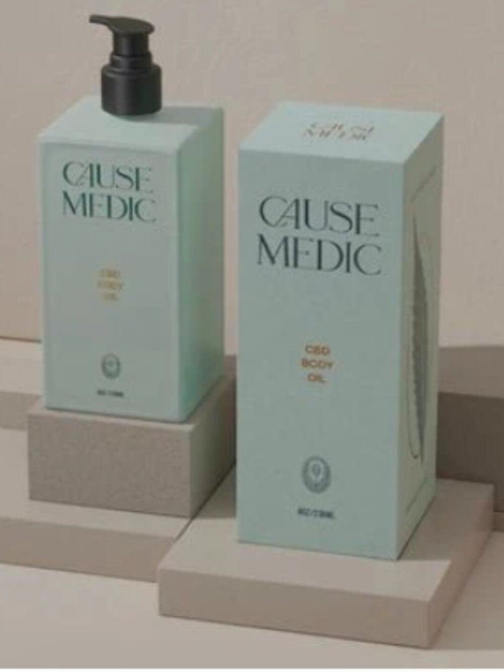 NWT Cause Medic Body Oil 8 oz